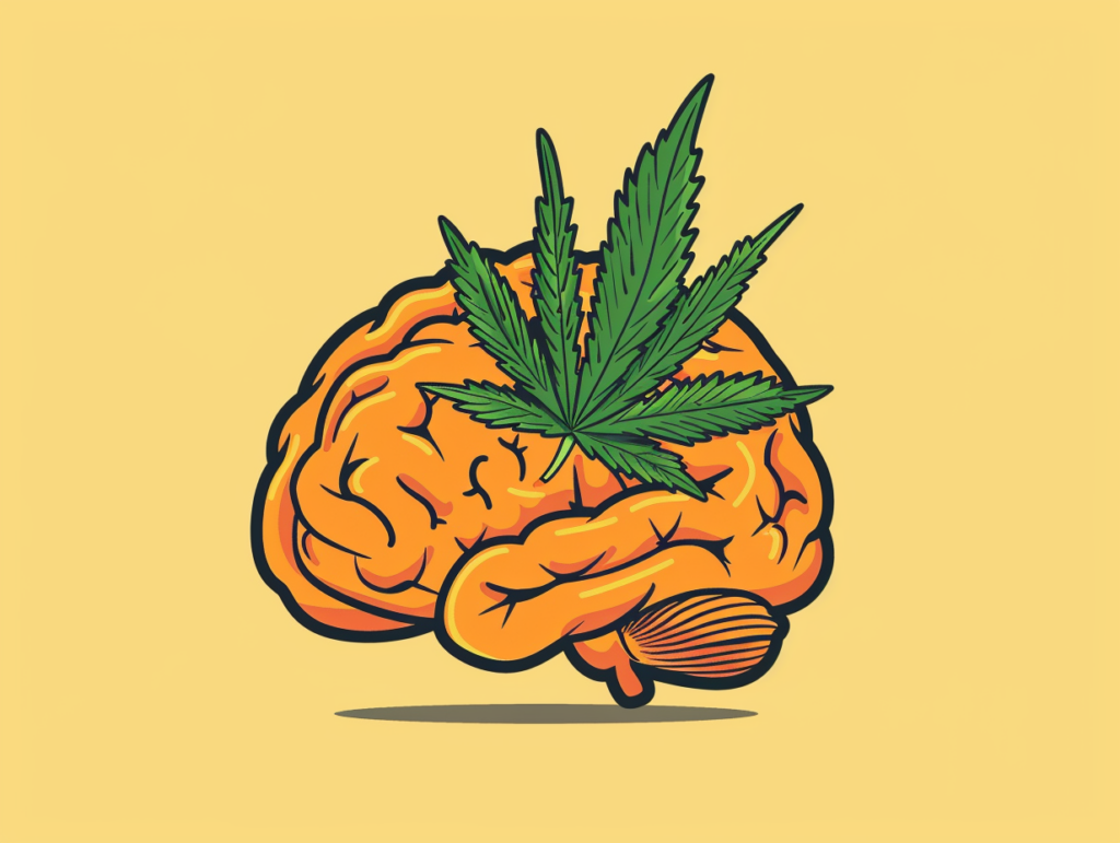 What is the impact of long-term cannabis use on memory