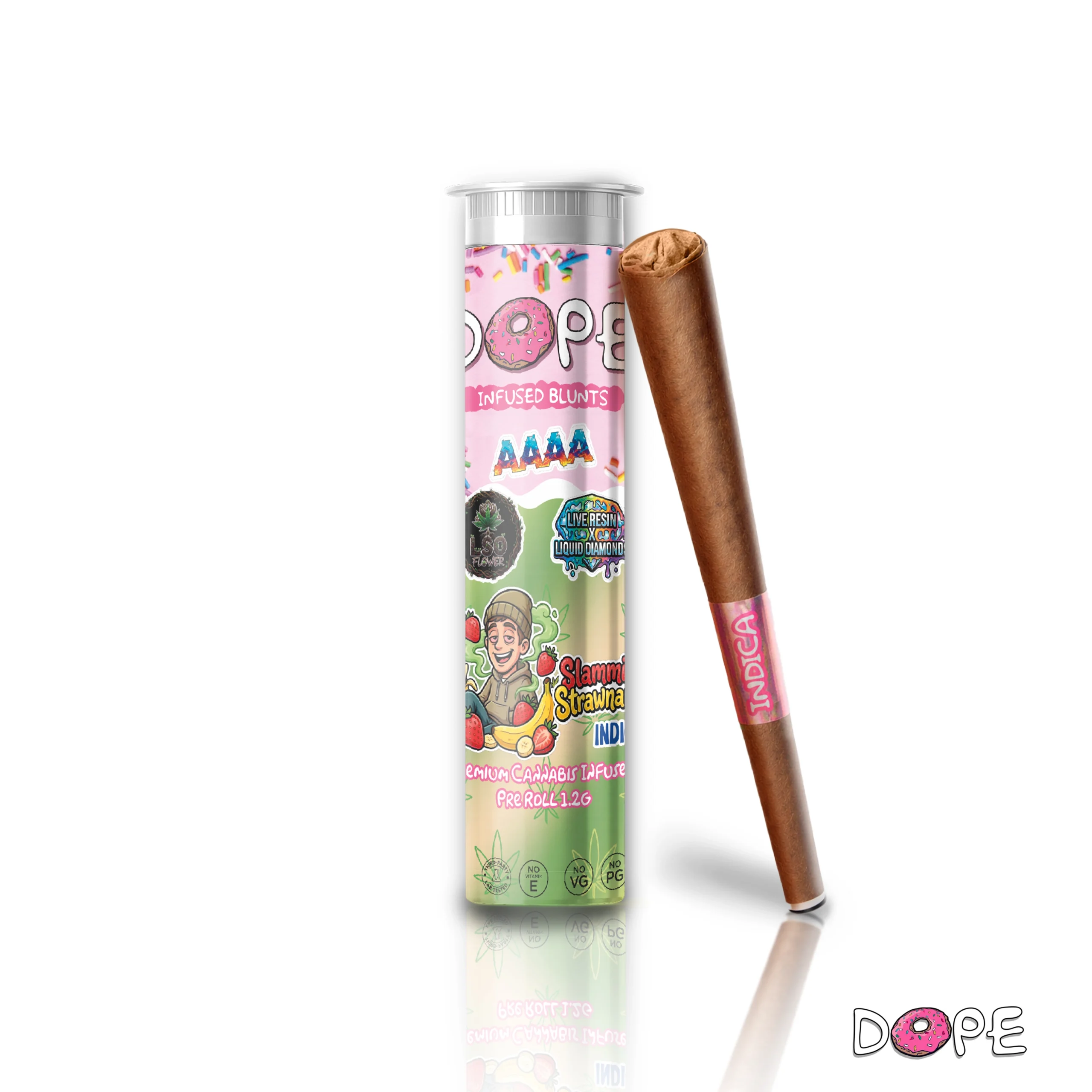 DOPE Infused Tube Live Resin x Liquid Diamonds Blunt 1.2g - Image 9