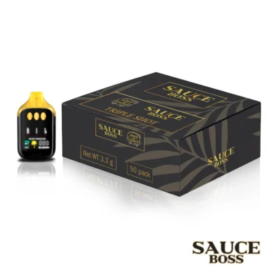 Sauce Boss Disposable Triple Shot 3.3g Case Mix n Match